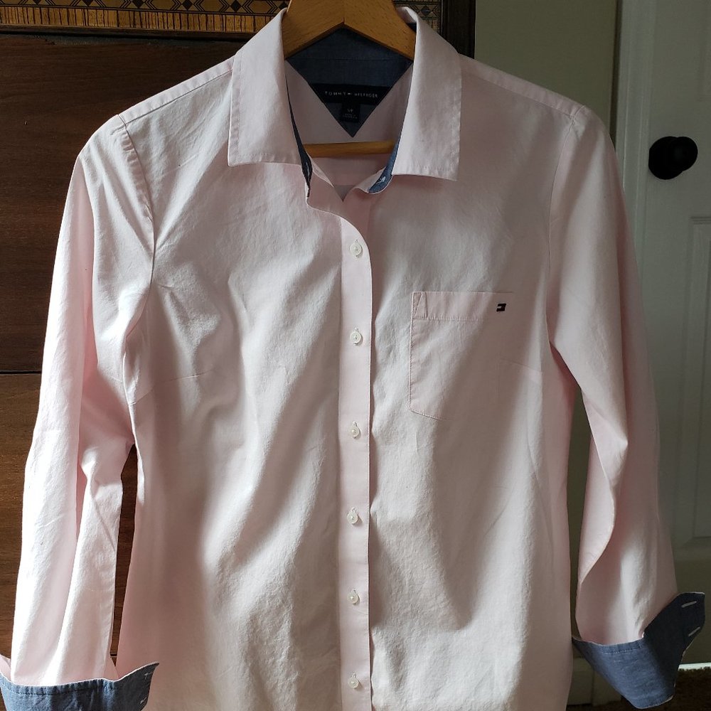 Tommy Hilfiger Light Pink Button Shirt
